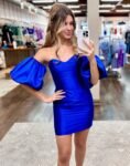 RoyalBlueBodyconHomecomingDresswithPuffSleeves-1