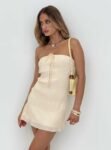 Vaida Strapless Mini Dress Cream缩略图 0-modelinfo-saskia-us2_566975fb-295d-4231-9028-e5dcb5f6399c
