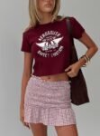 Real Love Baby Shirred Mini Skirt Red White Check缩略图 0-modelinfo-summer-us2_37fcdd6e-4e91-439a-b8c0-dfd43eaf2a4c