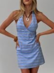Rhomie Halter Mini Dress Blue Stripe缩略图 0-modelinfo-summer-us2_ff12572d-586d-4bbb-8dff-277d8373e848