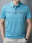 Men’s Plus Size Striped Quick-Dry Short Sleeve Polo Shirt缩略图 06cfe289943e4924891205fdf98e6e79-Max-Origin