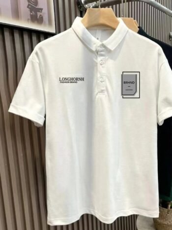 Men's Plus Size Short Sleeve Graphic Polo