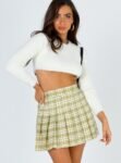 LONA-MINI-SKIRT-GREEN-MULTI