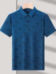 Men’s Plus Size Jacquard Pattern Short Sleeve Polo缩略图 3b4d6158230448f2ab1d63bfa0b2d6b2-Max-Origin