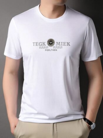 Men's Plus Size Crew Neck Short Sleeve T-Shirt