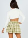 LONA-MINI-SKIRT-GREEN-MULTI