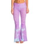 Teeki Lavender Mermaid Fairy Queen Bell Bottom Yoga Pants缩略图 5684818018472-2t