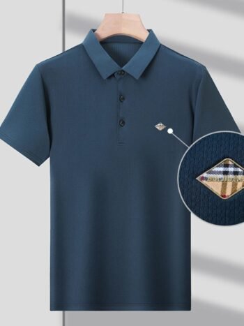Men's Plus Size Short Sleeve Breathable Polo