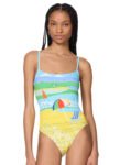 Kate Spade Women’s Summer Day Tie Back One Piece Swimsuit缩略图 8927297339560-multi