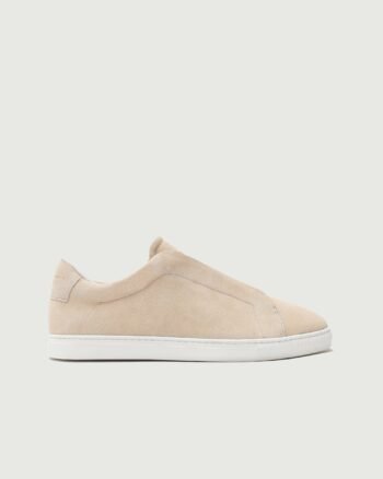 Low 1 Laceless | Sand Suede