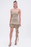 COME MY WAY RUFFLE MINI DRESS缩略图 D8266GREY1