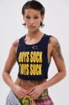 BOYS LIE DISTRESSED CROPPED TANK TOP缩略图 JLM122601-1NAVY1