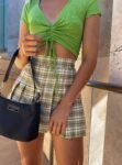 LONA-MINI-SKIRT-GREEN-MULTI