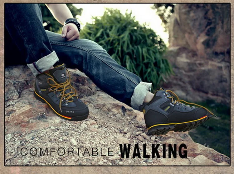 2025 Men Outdoor Ankle Boots Waterproof Sports Shoes Mountain Climbing Classic Footwear Leather Sneakers Hiking Boots Fashion插图23 2025 Men Outdoor Ankle Boots Waterproof Sports Shoes Mountain Climbing Classic Footwear Leather Sneakers Hiking Boots Fashion插图23