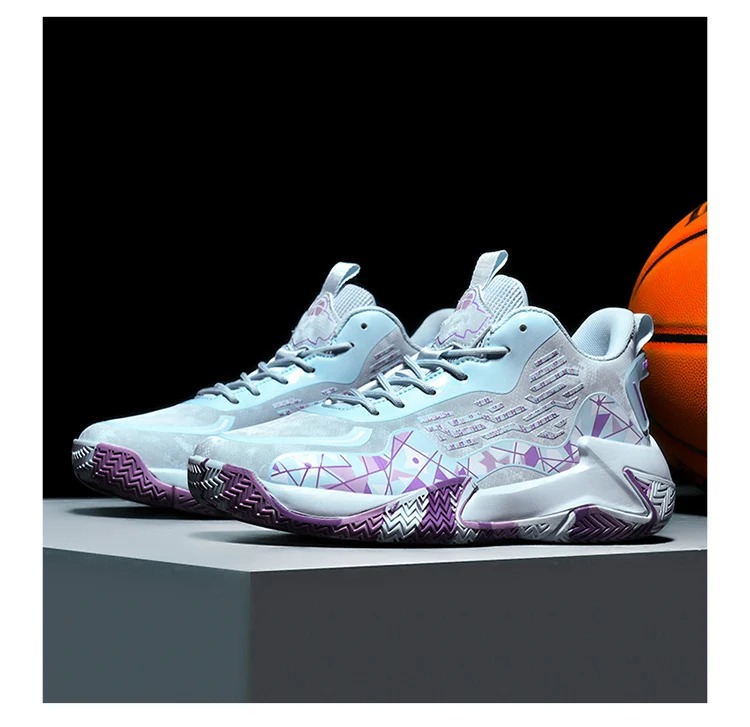 Extra Large High Quality Leather Sports Leisure Shoes Men Non slip Durable Basketball Shoes Fashionable Trendy Running Footwear插图8