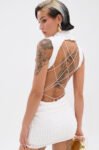 NIGHT ON THE TOWN STRAPPY MINI DRESS缩略图 SK9271-1WHITE1