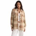 Z Supply Women’s Tucker Buffalo Check Jacket缩略图 ZSP_ZJ244201CPF_FRNT