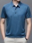 Men’s Plus Size Textured Short Sleeve Polo Shirt缩略图 ab8cf26cfa194c1abd0da14f8aad43f8-Max-Origin