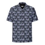 Dark Tide Tropical Black Hawaiian Shirt – Summer Ocean Button-Down缩略图 all-over-print-unisex-button-shirt-white-front-67e7c26e9bf2c