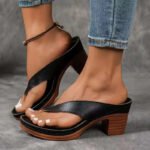 Chunky Heel Toe Post Sandals缩略图 bc50fb1ad117410296a235e751d75309-Max-Origin