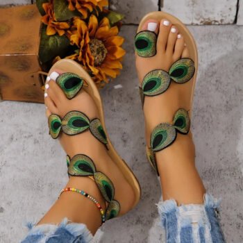 Toe Loop Flats Sandals