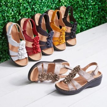 Open Toe Wedge Sandals