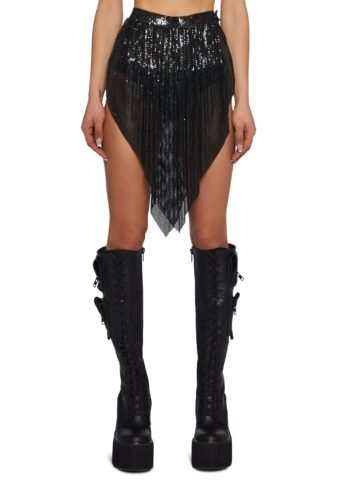 Futurism Flash Mini Skirt (Fairfax)