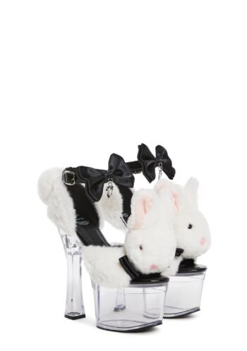 Plush Paws Platform Heels - Playboy Bunny (Fairfax)