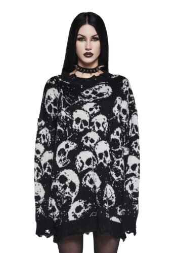 Graveyard Dreams Knit Sweater (Fairfax)