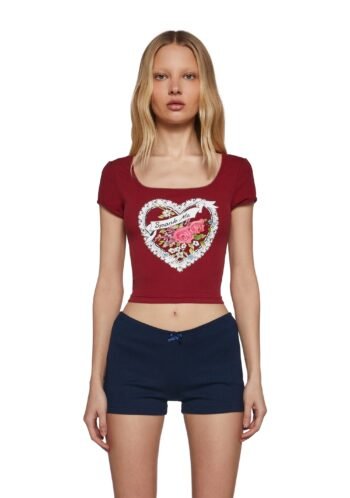 Naughty In Love Graphic Tee (Fairfax)