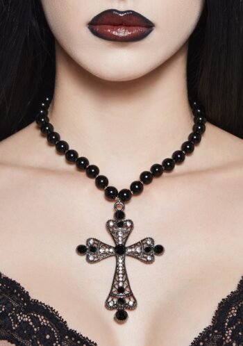 Nocturne Adoration Cross Necklace (Fairfax)