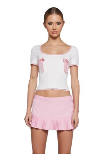 Ladylike Manner Baby Tee (Fairfax)