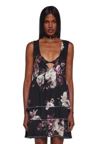 Get Over It Babydoll Dress - Floral (Fairfax)