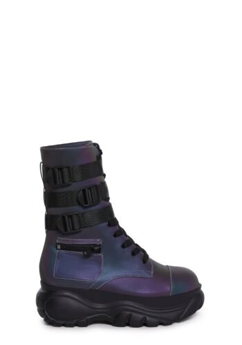 Mad Hustle Pocket Combat Boots - Reflective (Fairfax)