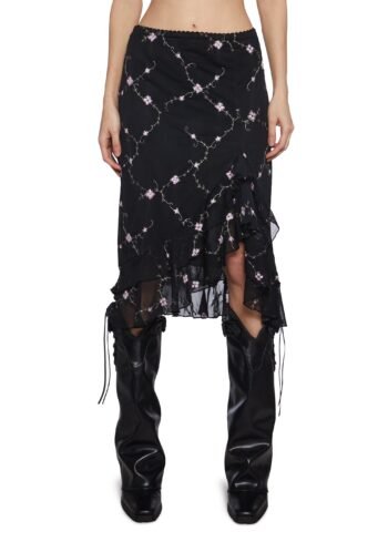 I’m Baby Ruffled Midi Skirt (Fairfax)