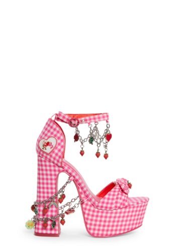 Holy Revelation Platform Heels - Gingham (Fairfax)