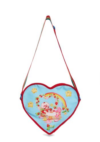 Over Tea Canvas Heart Bag (Fairfax)
