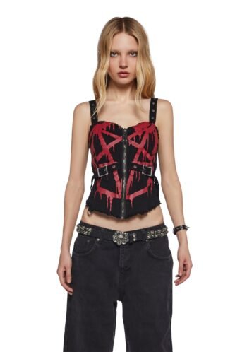 Pierced Heart Corset Top (Fairfax)