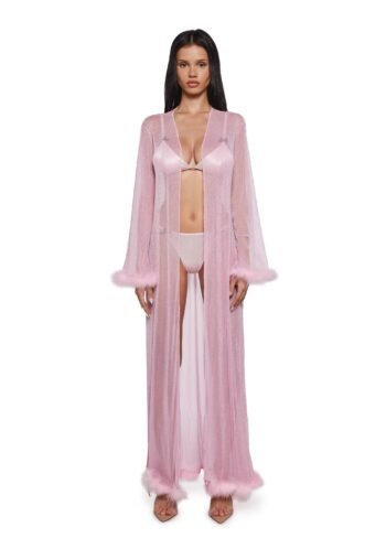 Glam Morning Mesh Robe (Fairfax)