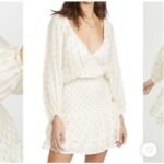 Suboo Australian Shirred Mae tiered metallic mini dress缩略图 m52576808895_1