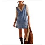 Free People High Roller Cotton Denim Skirtall, L缩略图 m55662213934_1