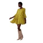 Free Peoples Le Fleur Mini Green Dress XL NWOT