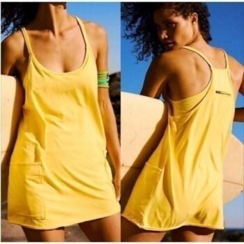 Free People Hot Shot Mini Dress With Pockets in Fresh Mango Size XS NWT