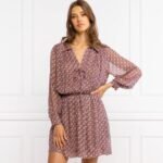 Zadig & Voltaire Reevas Pink Skull Print Ditsy Floral Mini Dress M